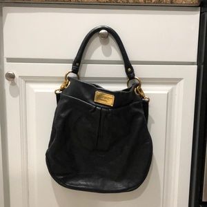 Black leather Marc Jacobs crossbody bag